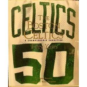 The Boston Celtics 50th Anniversary Book Autographed by Larry Bird 