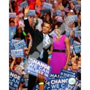  Barack & Michelle Obama at an election night June 3, 2008 