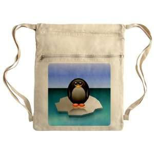    Messenger Bag Sack Pack Khaki Cute Baby Penguin: Everything Else