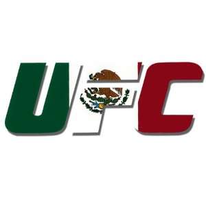  UFC Mexico Vinyl Decal 