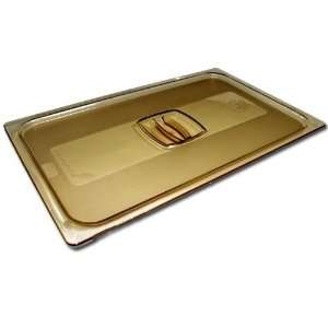  Full Size Amber Food Pan Cover, Solid