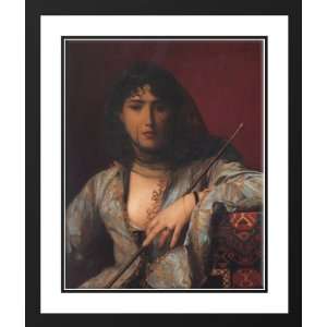  Gerome, Jean Leon 20x23 Framed and Double Matted Femme 