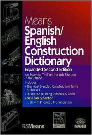 Means Spanish/English Construction Dictionary, (087629817X), R S Means 