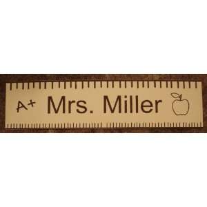  Teacher Office Desk Name Plate or Door Sign   Laser 
