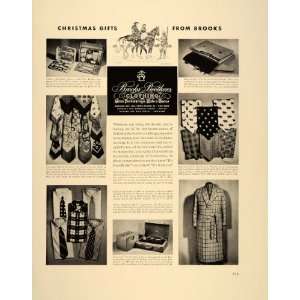  1938 Ad Brooks Brothers Clothing Mens Ties Shirts Robe 
