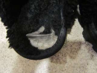 Ugg Australia Black Coquette Slippers Well Used Size 7 U.S. 38 EUR 