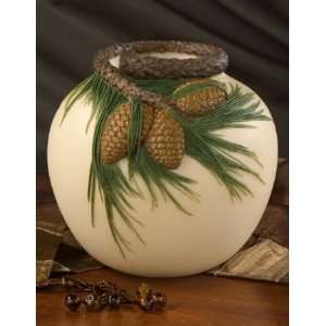  Pinecone Table Vase Ibis and Orchid Design