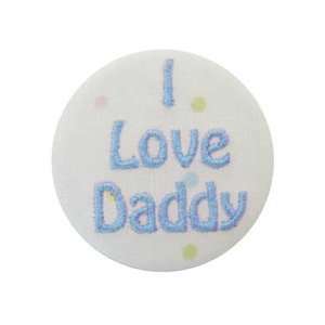  B I Love Daddy Blue on Dots Baby