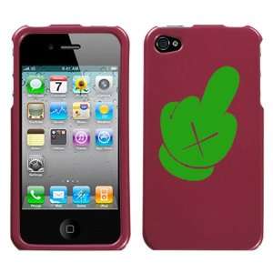 apple iphone 4 and iphone 4S green kaws disney mickey mouse glove 