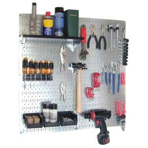 STEEL GARAGE WALL ORGANIZATION PEGBOARD TOOL ORGANIZER STORAGE AND 