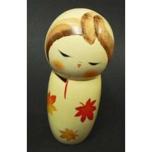  Large Wooden Kokeshi Doll #C198 Toys & Games