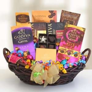California Delicious Chocolate Lovers Birthday Surprise Gift Basket 