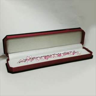 Velvet P jewelry Necklace Bracelet Display Gift Box  