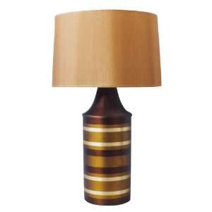  Babette Holland Gold Striped Apollo Table Lamp