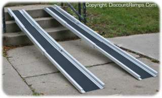 TELESCOPING WHEELCHAIR CHANNEL RAMPS TRACK RAMP (CL TWR3 9)  