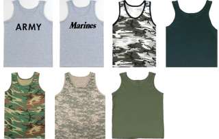 Military Army Marines Mens Womens Workout Tank Top  