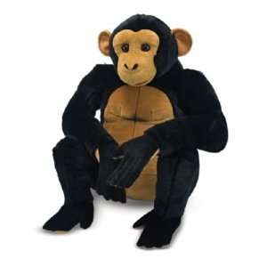  Jumbo Plush Chimpanzee [Customize with Personalized Collar 