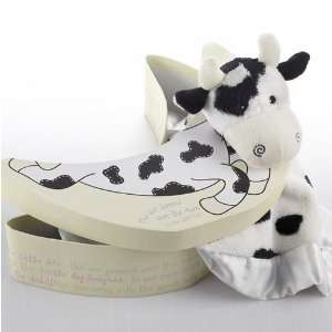   : Baby Aspen Cow Jumped Over The Moon Buddy Blanket w/Gift Box: Baby