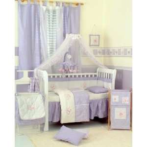    New Baby Girl Bedding Sets Butterfly Pink Purple Crib Baby