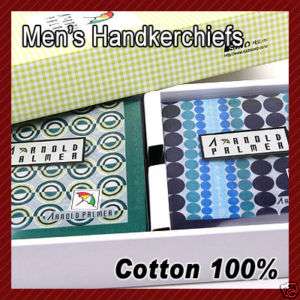 NEW 10pcs Cotton 100% Mens Handkerchief ARNOLD PALMER  