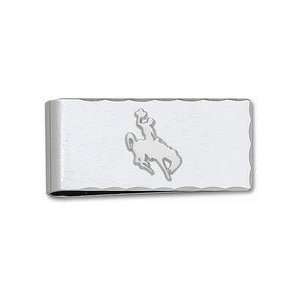   Silver Cowboy on Horse on Nickel Plated Money Clip