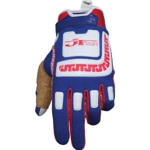  JT Racing USA Life Line Blue/Red Large Gloves Automotive