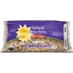 Natural Directions Organic Pinto Beans Dry   12 Pack  