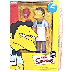  Simpsons   Faces of Springfield Deluxe Figures   Moe w 