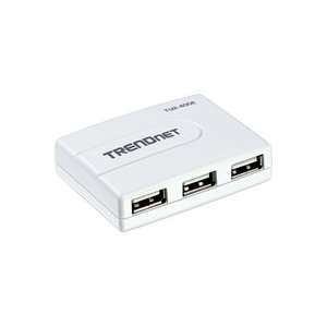  TRENDnet 4 Port USB 2.0 Hub TU2 400E (White) Electronics
