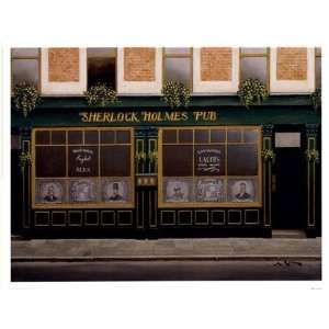  Sherlock Holmes Pub by Andre Renoux 17x13 Kitchen 