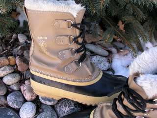 vtg SOREL Manitou snow duck winter boots Womens 9 great shape classic 