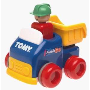  Tomy Preschool Push and Go Dump Truck: Toys & Games
