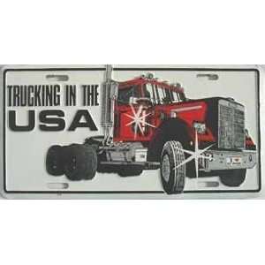  Trucking in the USA License Plate 