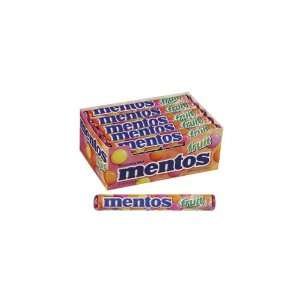 Mentos Mixed Fruit (Economy Case Pack) 1.32 Oz Roll (Pack of 15)