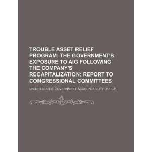  Trouble Asset Relief Program the governments exposure to 