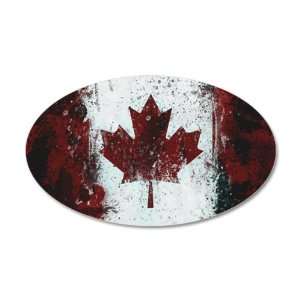  Wall Vinyl Sticker Canadian Canada Flag Painting HD 