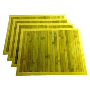 Olive Bamboo Slat Placemat by Precidio