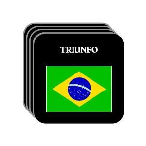  Brazil   TRIUNFO Set of 4 Mini Mousepad Coasters 