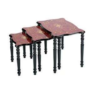 Kassel 3pc Decorative Wood Table Set 