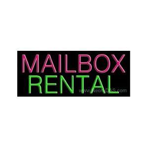  Mailbox Rental Outdoor Neon Sign 13 x 32 Sports 