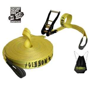  Gibbon Slackline Set Yellow 82 Feet (25 meters) The 