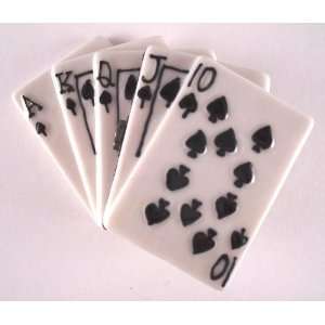  Royal Flush Poker Game Cards Hinged Trinket Box phb