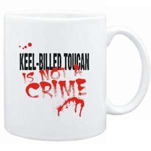  Mug White  Being a  Keel Billed Toucan is not a crime 