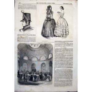  Infantry Cap Fashion Rotunda Bank Of England Print 1843 