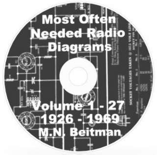 Antique Vintage Tube Radio Amplifier Schematics Diagram  