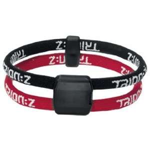 Trion Z Black/Red Ionic/Magnetic Dual Loop Single Bracelets   Trionz