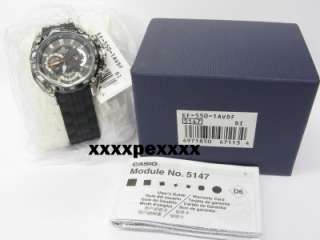 100% Authentic Genuine Casio Edifice Watch EF 550PB 7AV  