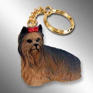  Yorkshire Terrier Tiny Ones Dog Keychains (2 1/2 in): Pet 