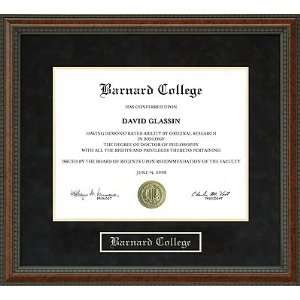  Barnard College Diploma Frame