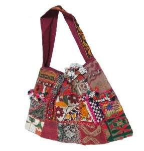   BANJARA SHOULDER BAG VINTAGE HANDBAGS COTTON TRIBAL GYPSY BAGS INDIAN